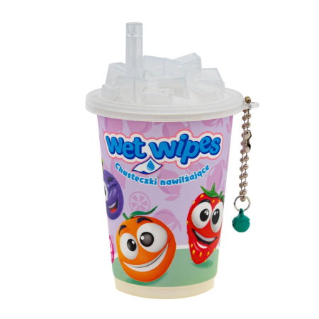 Machiaj, Tatuaje, Masti - Doza cu Servetele Umede AstraCare Shake Fructe 30 buc