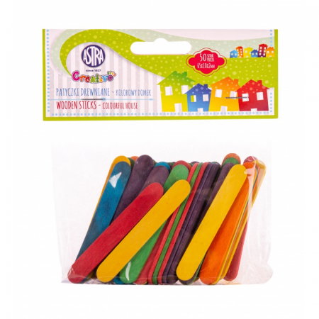 Betisoare, Paletine Lemn - AS PALETINE LEMN COLORATE 65X10X2MM 50/SET 335122006