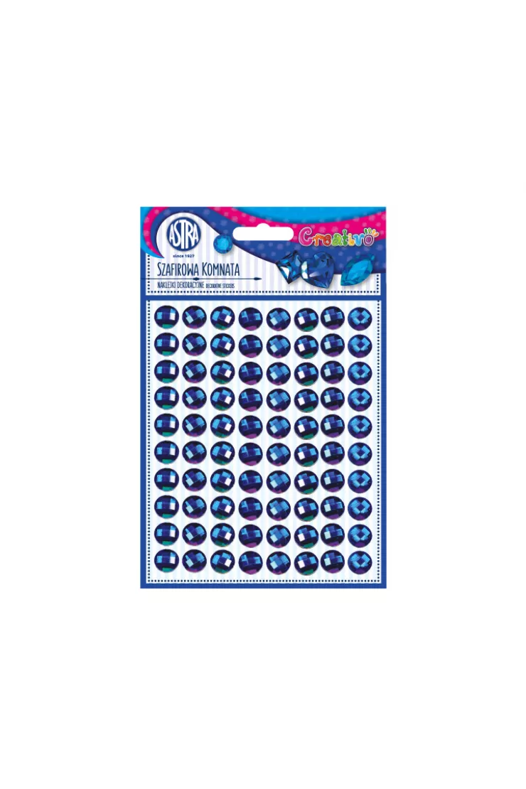 Paiete, Strasuri si Pietricele - AS PIETRICELE DECOR AUTOADEZIVE 80/SET DIAMANT ALBASTRU ASTRA CREATIVO 335118010