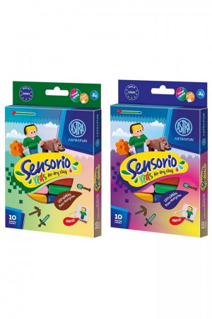 Pasta modelatoare - PLASTILINA ASTRA 10 CULORI/SET PIXEL 336124021
