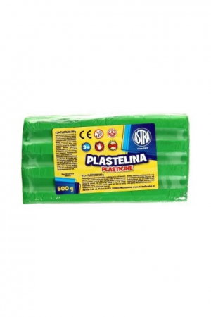 Plastilina, Planseta plastilina - AS PLASTILINA ASTRA 500GR VERDE DESCHIS 303117010