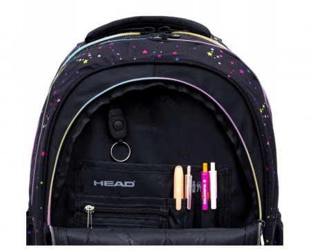 AS RUCSAC SCOLAR 3 COMPARTIMENTE HEAD GOLDEN EFECT RAINBOW KITTY AB300 502025033 [4]