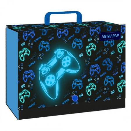 RECHIZITE SCOLARE IPB - AS SERVIETA SCOLARA CARTON CU MANER 9CM ASTRAPAP GO PLAYING XL 108025001