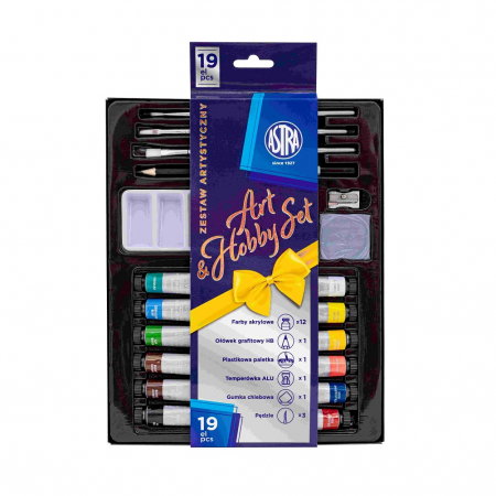 ARTICOLE COPII - AS SET ARTA 19 PIESE ART&HOBBY 602124002