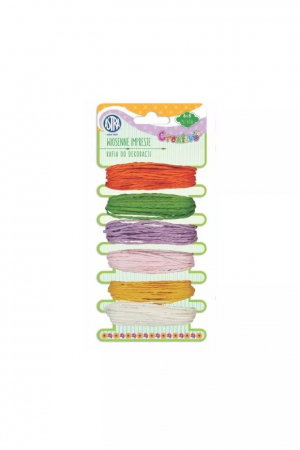 Sfori - AS SNUR RAFIE COLOR 6/SET*5M 335118002