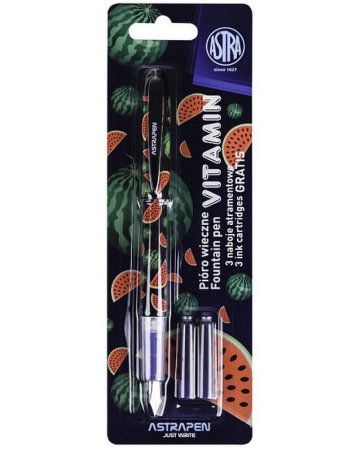 Stilou Astra Vitamin + 3 Patroane Cerneală [1]