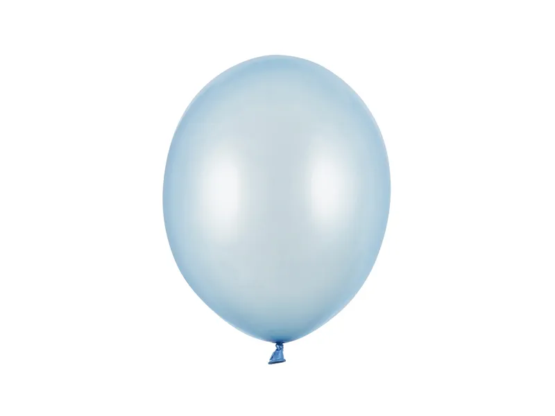 ARTICOLE PARTY - Set 10 Baloane Strong Balloons Metallic Baby Blue 27cm
