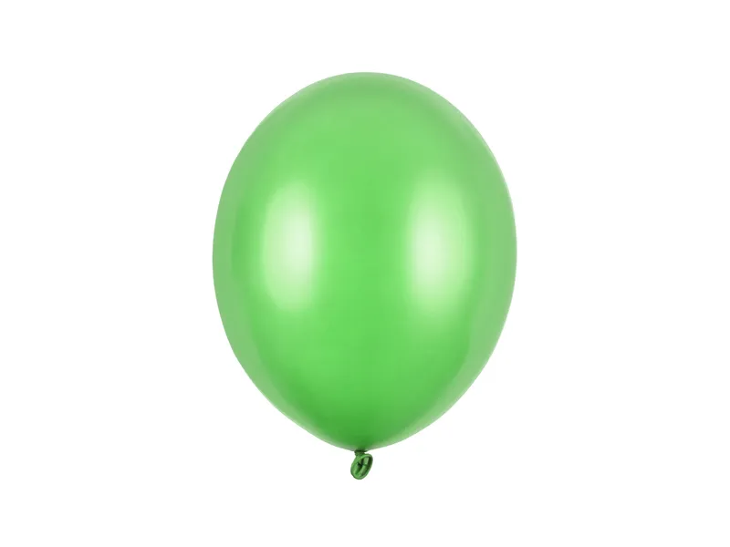 Baloane diverse - Set 10 Baloane Strong Balloons Metallic Bright Green 27cm