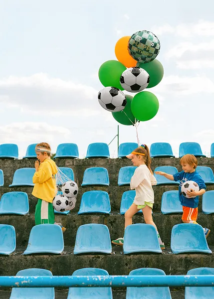 Balon Folie Happy Birthday Fotbal 35x35cm FB296 [1]