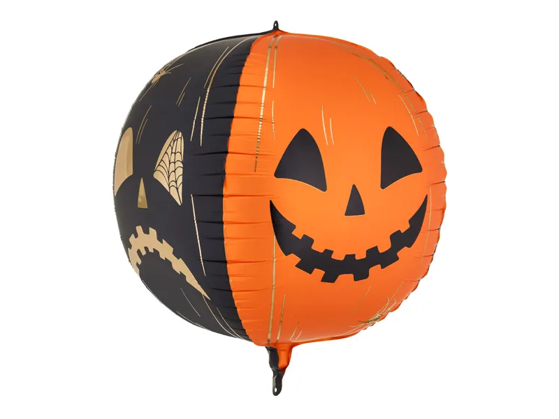 Balon Folie Aluminiu Scary Pumpkins 50 cm Orange-Black FB434 [2]
