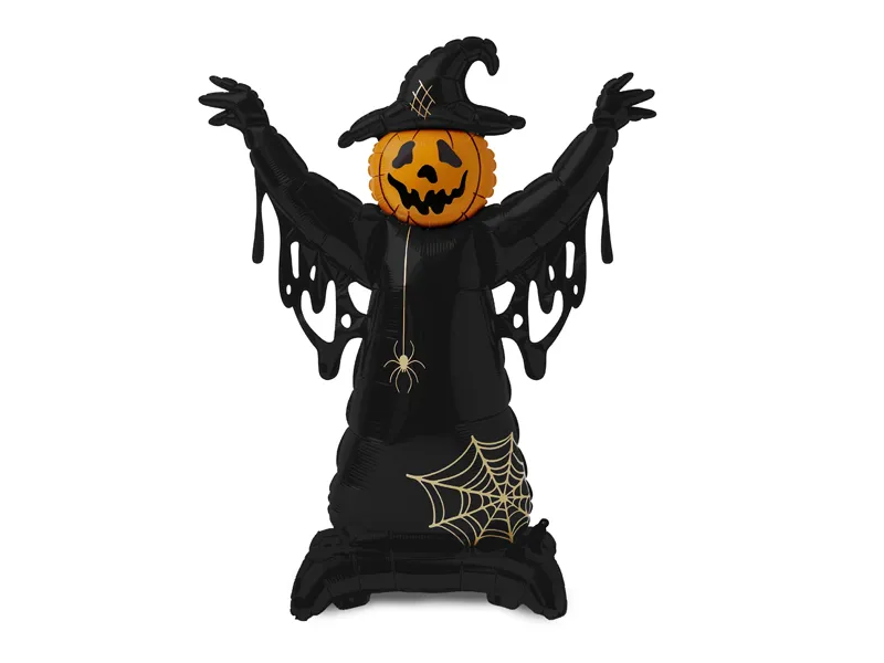 Balon Folie Aluminiu Standing Scarecrow XXL 111.5x152 cm Black FB425 [1]