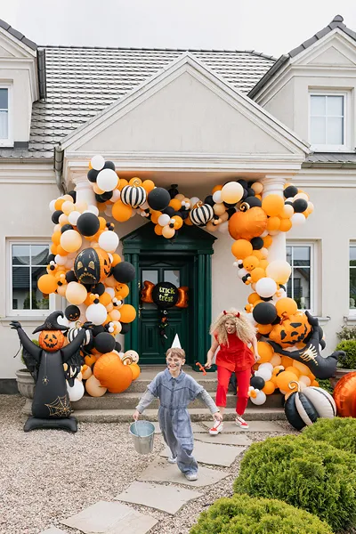 Balon Folie Aluminiu Standing Scarecrow XXL 111.5x152 cm Black FB425 [2]