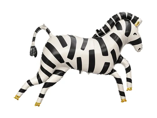 Baloane Folie Aluminiu - Balon Folie Zebră Gigant 115x85cm FB121