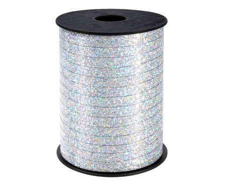 DE SEZON - RAFIE PLASTIC HOLOGRAFICA 0.5cm*458m, argintie GT-5HP06