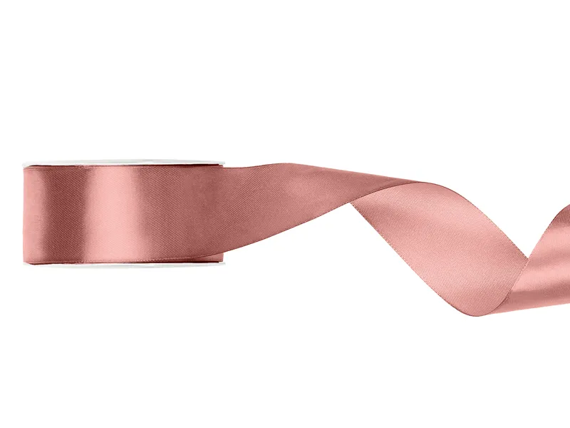 AMBALAJE SI SACOSE CADOURI - BANDA SATIN, Satin Ribbon, dusty rose, 38mm/25m TS38-081BR