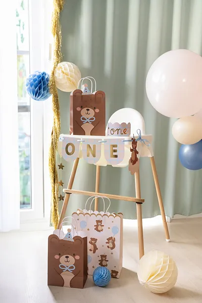 Set Banner Scaun și Coroniță Ursuleț Teddy GRL125 [2]