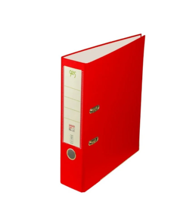 ORGANIZARE SI ARHIVARE - Biblioraft Plastifiat 8cm Roșu FSC925 BIB223
