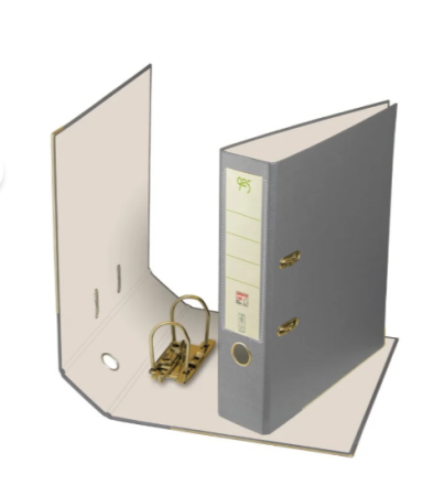 Biblioraft Plastifiat Gri FSC925 8 cm BIB223 [1]
