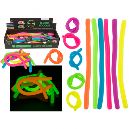 Articole Funny - BLU CORDON ELASTIC NOODLES 29CM GLOW IN THE DARK 12/0812