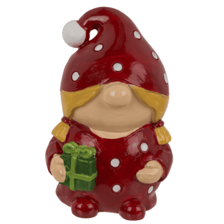 DECORATIUNE DE CRACIUN GNOM 4x3x6CM + MINI SACOSA CADOU 99/6710 [10]