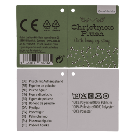 DECORATIUNI SUSPENDATE CRACIUN 8CM PLUSH 99/6701 [13]