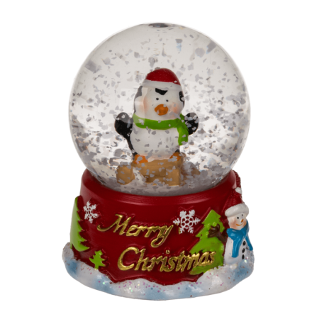 GLOB DECORATIV DIN STICLA 4.5*6.5CM MERRY CHRISTMAS 946070 [3]