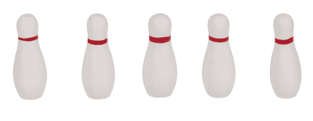 JOC DE MASA DIN LEMN, BOWLING, CU 1 BILA SI 10 POPICE 63/3067 [2]