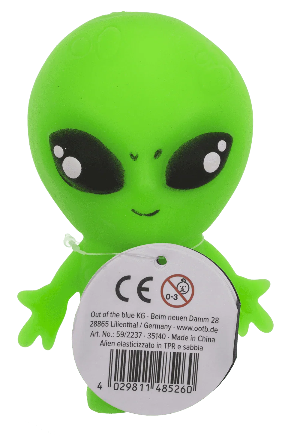 JUCARIE ANTISTRESS 8x12x6CM, ALIEN, STRALUCESTE LA INTUNERIC 59/2237 [6]