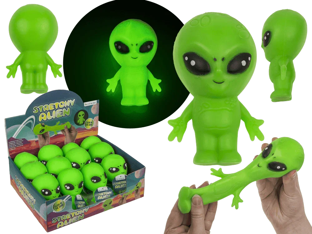 JUCARIE ANTISTRESS 8x12x6CM, ALIEN, STRALUCESTE LA INTUNERIC 59/2237 [9]
