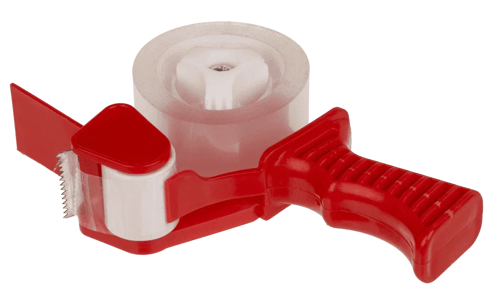 MINI DISPENSER CU BANDA ADEZIVA 7x3x12.5CM, 25M, ROSU/NEGRU 29/2781 [2]