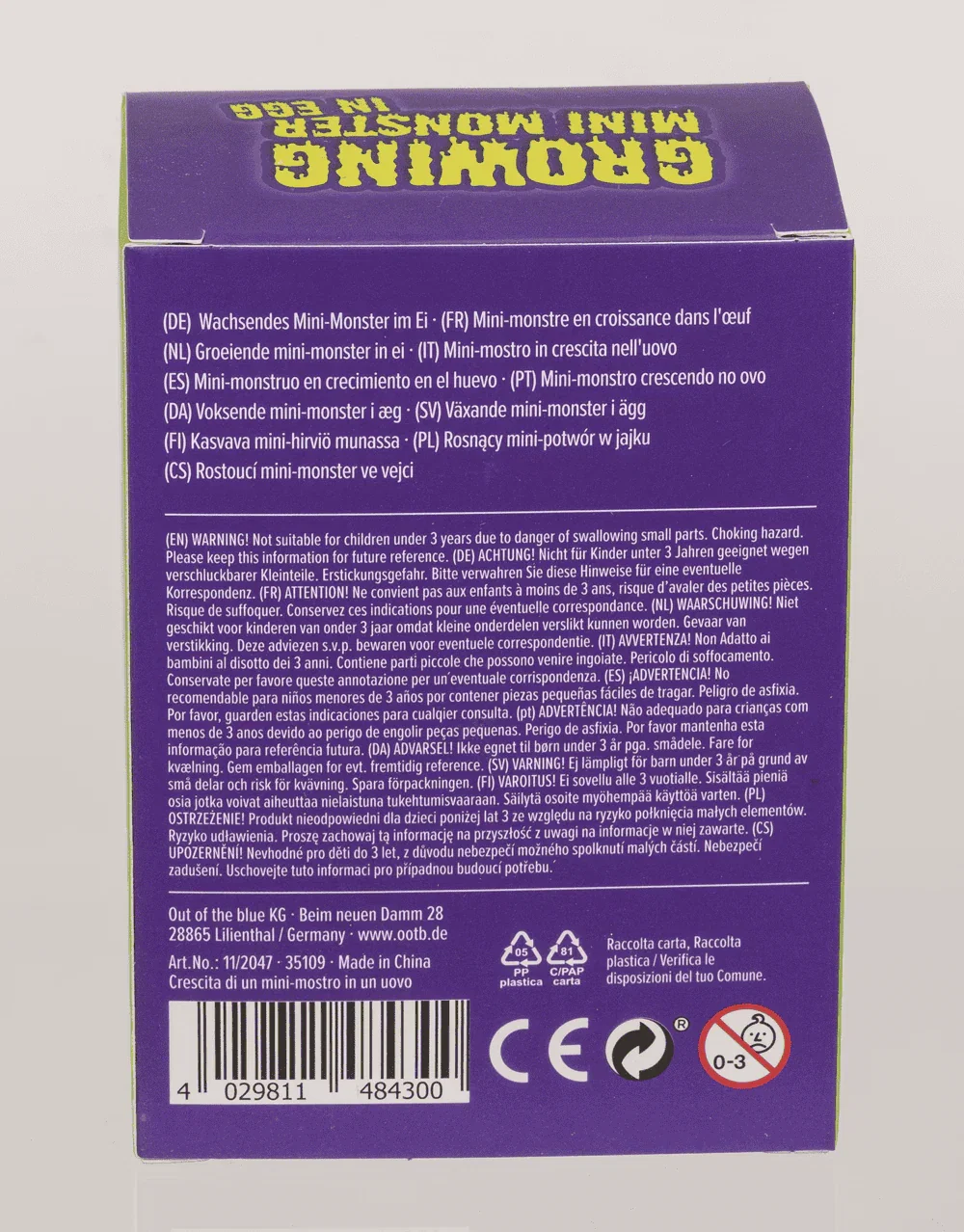 OU CU SURPRIZA MINI MONSTRU 6.5CM DIVERSE MODELE 11/2047 [2]