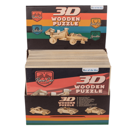 PUZZLE LEMN 3D 4*15CM MASINI DIVERSE MODELE 76/6048 [8]