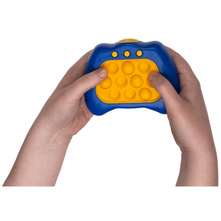 BLU QUICK PUSH - CONSOLA JOCURI POP IT CU SUNET SI LUMINA LED 12.5CM 79/7022 [10]