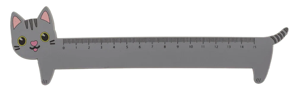 RIGLA FLEXIBILA CAUCIUC 15CM DIVERSE ANIMALE 29/2735 [6]
