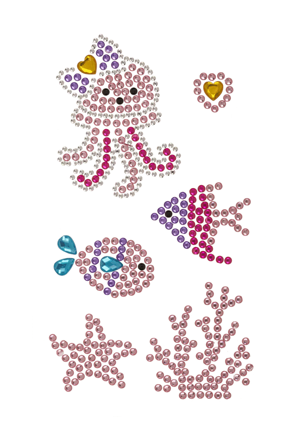 STICKER DECOR, PIETRICELE COLORATE ROTUNDE, ANIMALE MARINE 29/2889 [3]