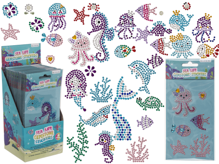 STICKER DECOR, PIETRICELE COLORATE ROTUNDE, ANIMALE MARINE 29/2889 [10]