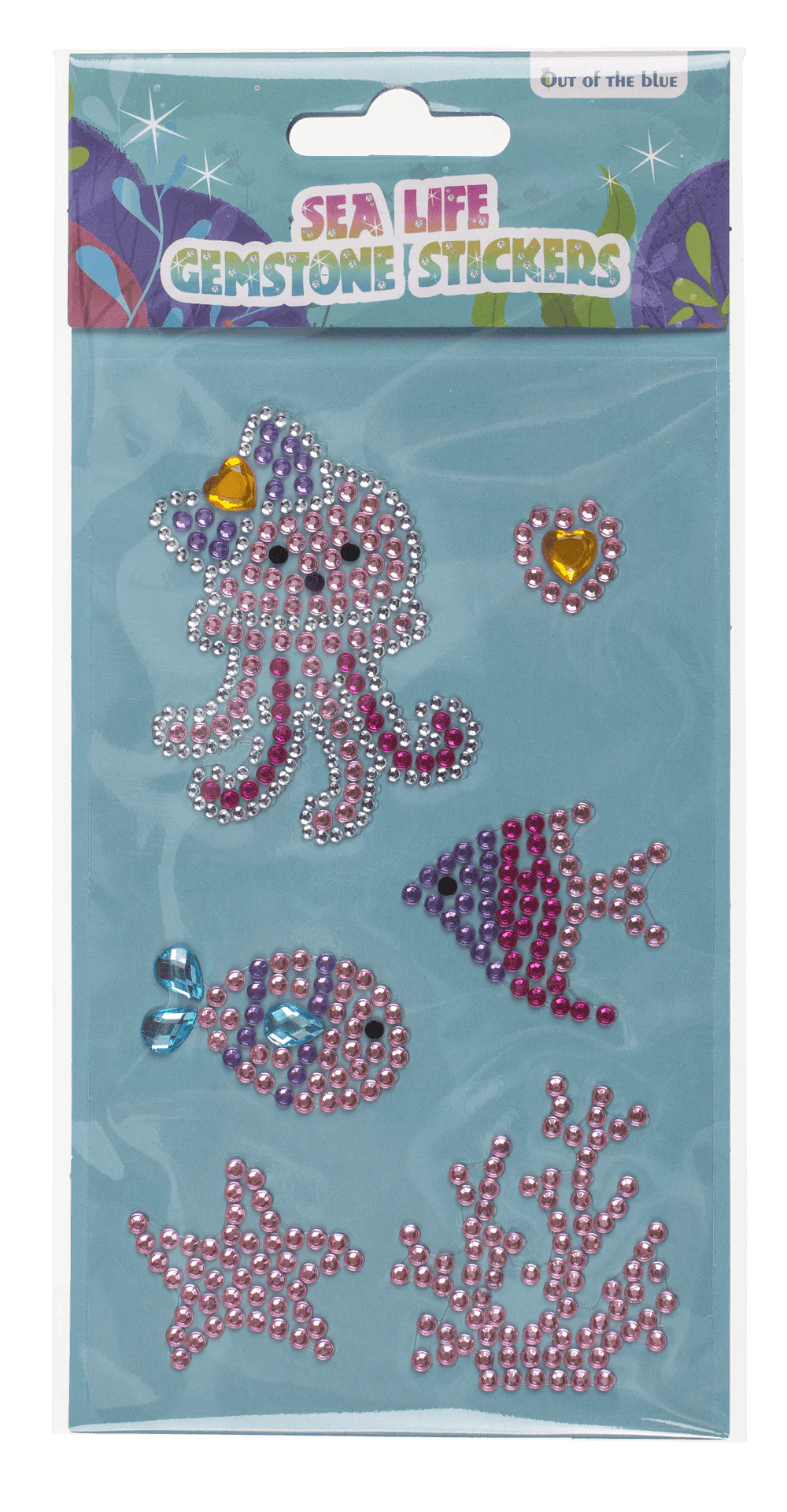 Etichete scolare si stickere - STICKER DECOR, PIETRICELE COLORATE ROTUNDE, ANIMALE MARINE 29/2889