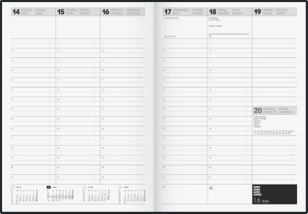 AGENDA DATATA SAPTAMANAL BRUNNEN A4 2026 BALACRON NEGRU 78160906 [2]