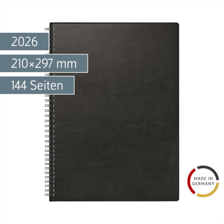 AGENDA DATATA SAPTAMANAL BRUNNEN A4 2026 SPIRA NEGRU 78101906 [1]