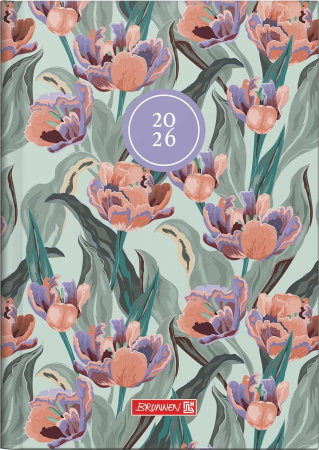 AGENDA DATATA SAPTAMANAL BRUNNEN A5 2026 MODEL FLORAL 79615016 [0]