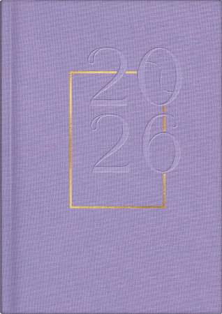 AGENDA DATATA SAPTAMANAL FUTURA 2 A5 2026 COPERTA TEXTILA LAVANDA 21024036
