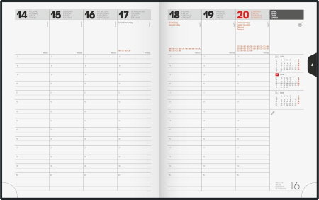 AGENDA DATATA SAPTAMANAL MANAGER WT7 2026 21*26CM MARO 76132706 [2]