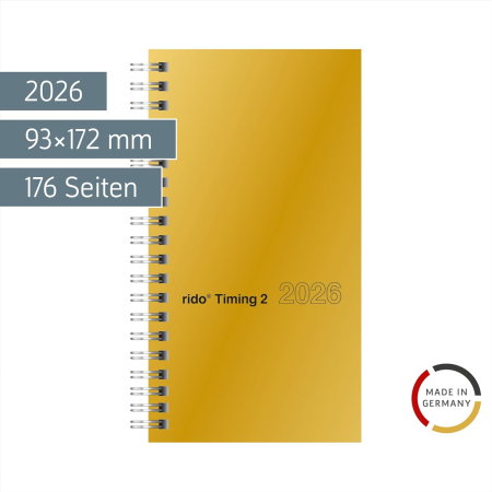 AGENDA DATATA SAPTAMANAL TIMING 2 A6 2026 SPIRA COPERTA CARTON LUCIOS AURIU 14121916 [1]