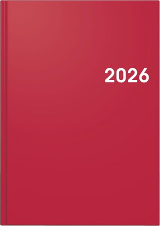 Agende 2026 - AGENDA DATATA ZILNIC BRUNNEN A5 2026 BALACRON ROSU 79561016