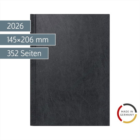AGENDA DATATA ZILNIC BRUNNEN A5 2026 MIRADUR NEGRU 79560906 [1]