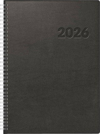 AGENDA DATATA ZILNIC CONFORM A4 2026 SPIRA NEGRU 27501906 [0]