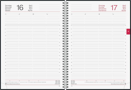 AGENDA DATATA ZILNIC CONFORM A4 2026 SPIRA NEGRU 27501906 [2]