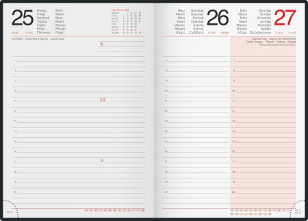 AGENDA DATATA ZILNIC MENTOR A5 2026 PRESTIGE NEGRU 26024016 [2]