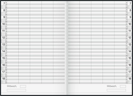AGENDA DATATA ZILNIC A4 UNIVERSALA/PERPETUA, NEAGRA 2200290 [2]