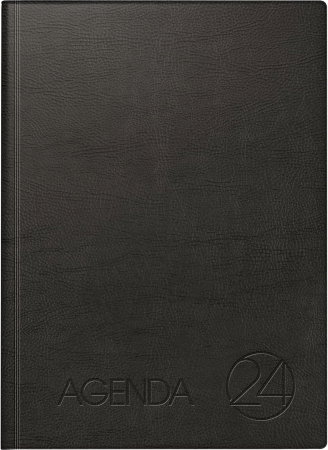 Agende 2026 - AGENDA DATATA ZILNIC UNIVERSALA BRUNNEN A4 SOFTCOVER NEGRU 78811